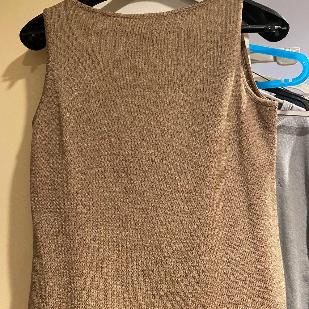 ST John golden bronze knitted tank Size S